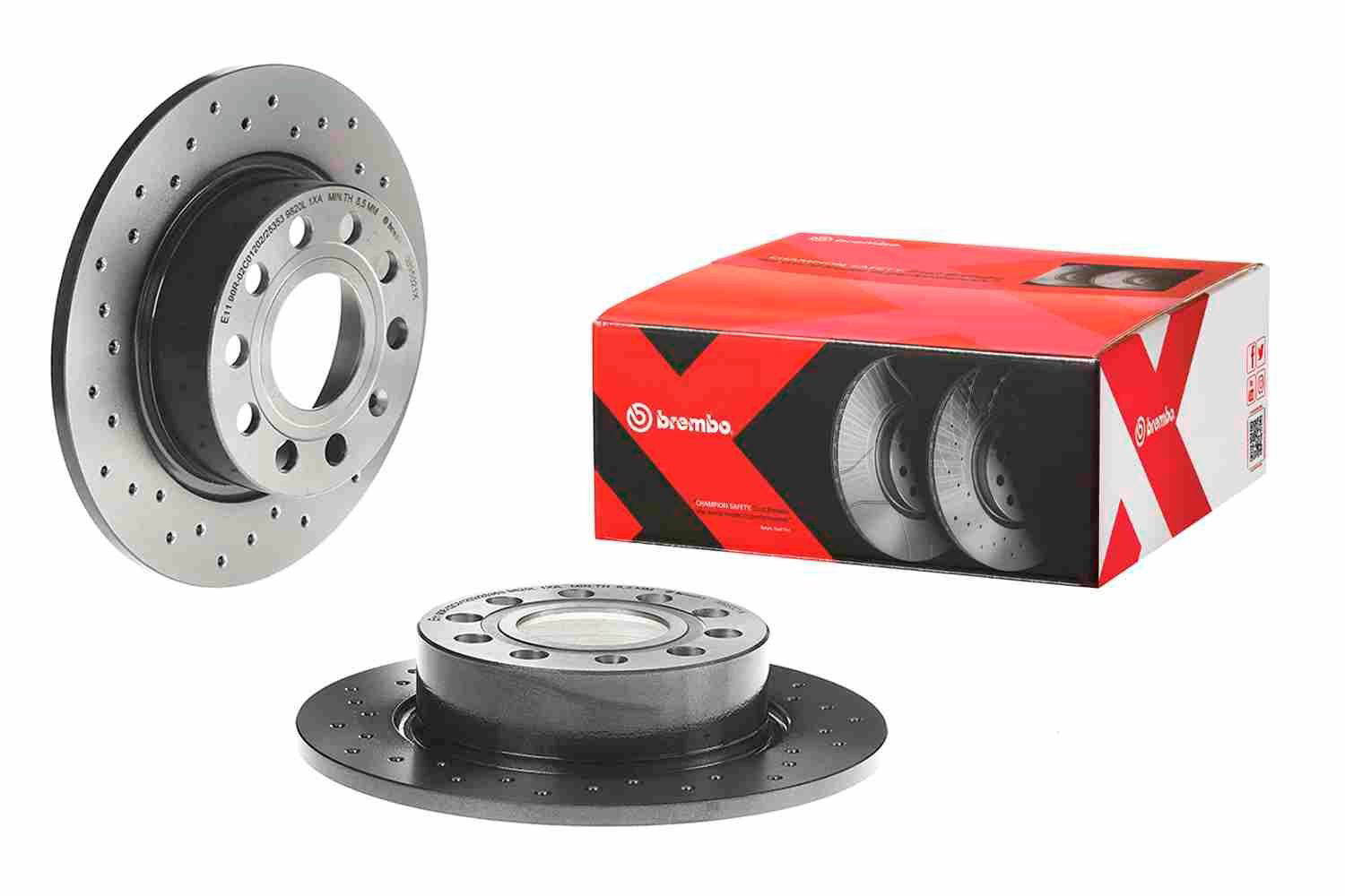 Tarcza hamulcowa tylna 0895021X Brembo