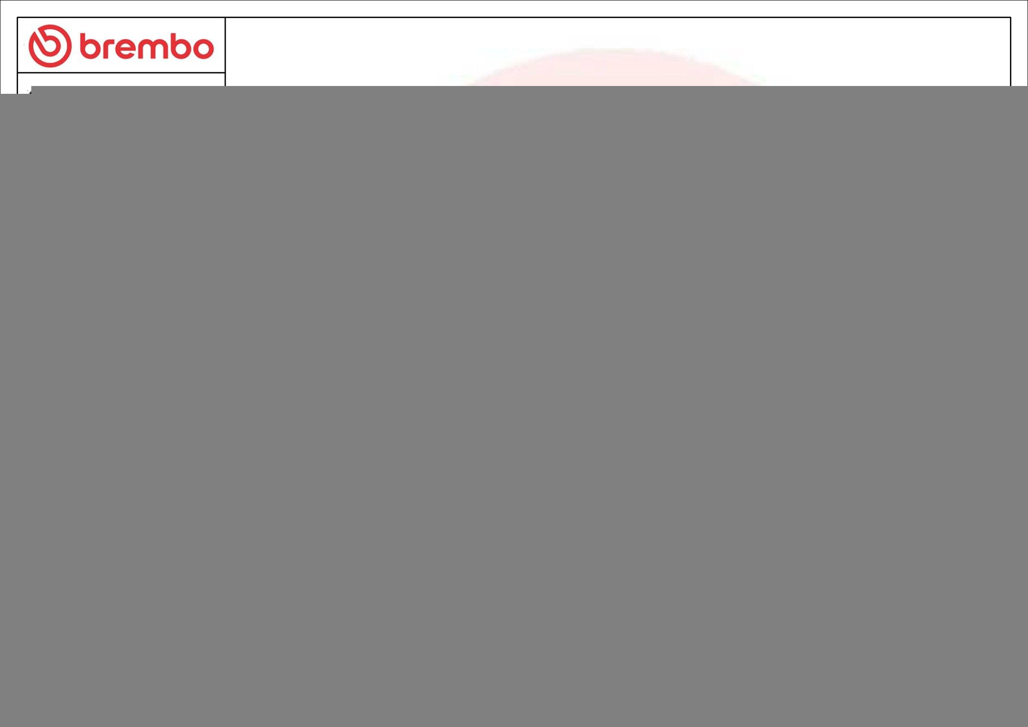 Tarcza hamulcowa tylna 08A14710 Brembo