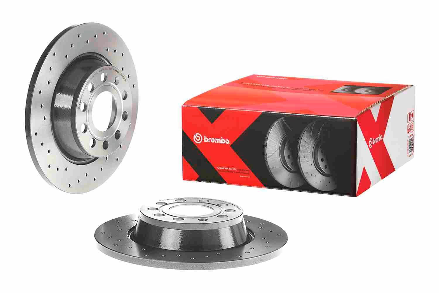 Do koszyka 08A2021X Brembo Tarcza hamulcowa tylna