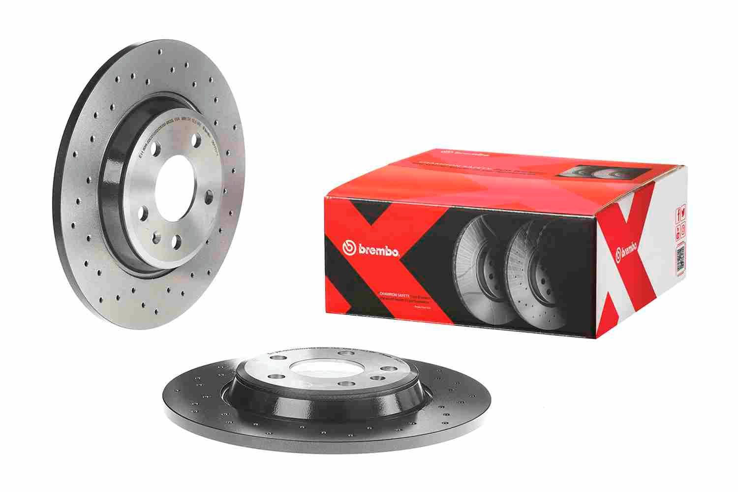 Tarcza hamulcowa tylna Brembo 08A7591X