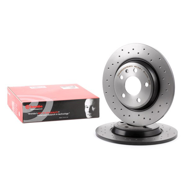 Do koszyka 08A7591X Brembo Tarcza hamulcowa tylna