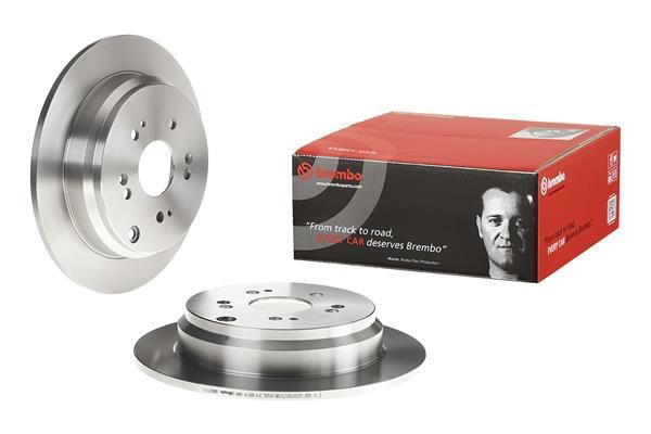 Do koszyka 08A87110 Brembo Tarcza hamulcowa tylna