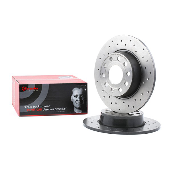 08B4131X Brembo Tarcza hamulcowa tylna