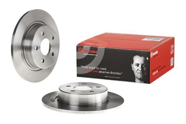 Do koszyka 08B60110 Brembo Tarcza hamulcowa tylna
