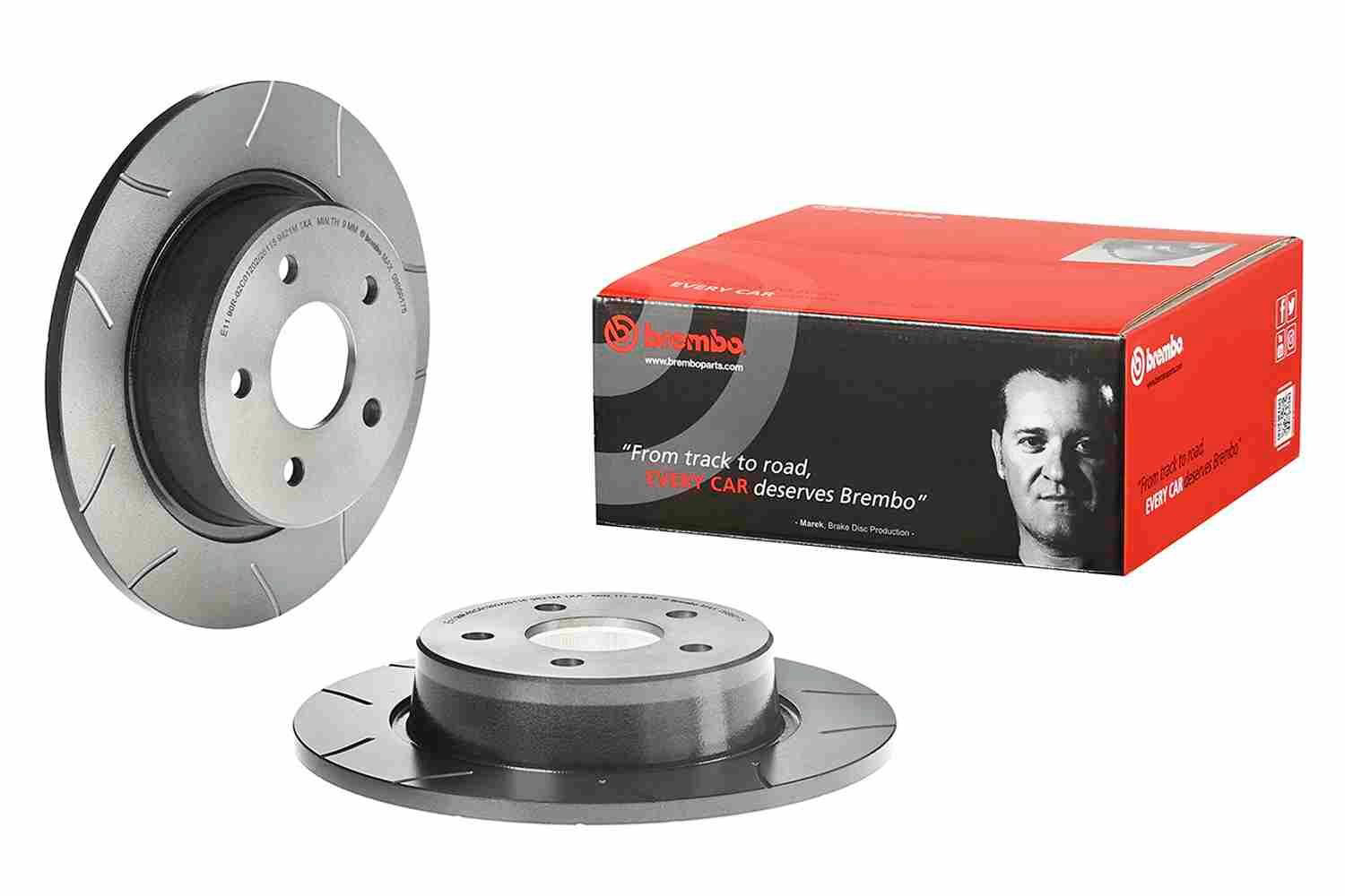 Do koszyka 08B60175 Brembo Tarcza hamulcowa tylna