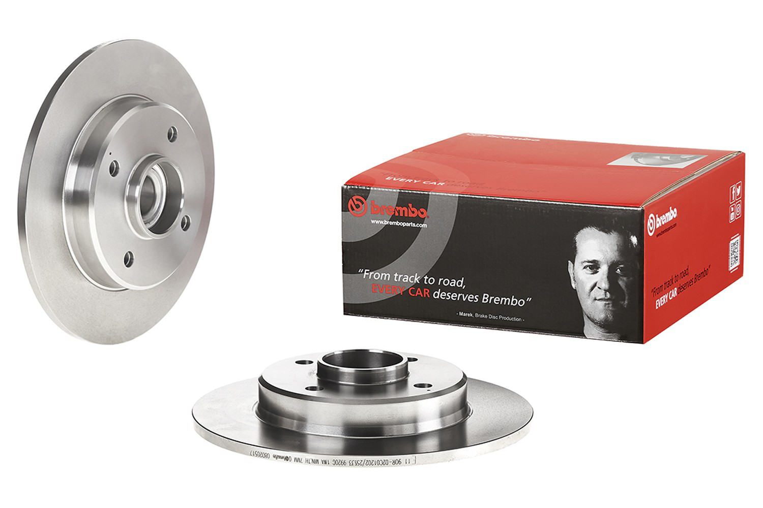 Do koszyka 08D20517 Brembo Tarcza hamulcowa tylna
