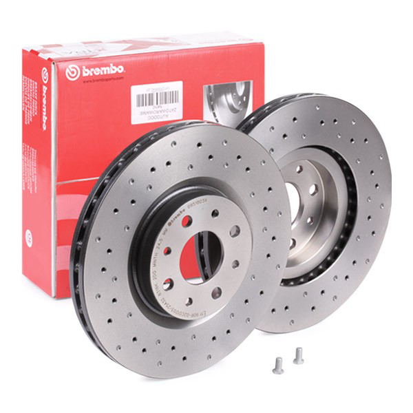 Tarcza hamulcowa przednia 0951803X Brembo