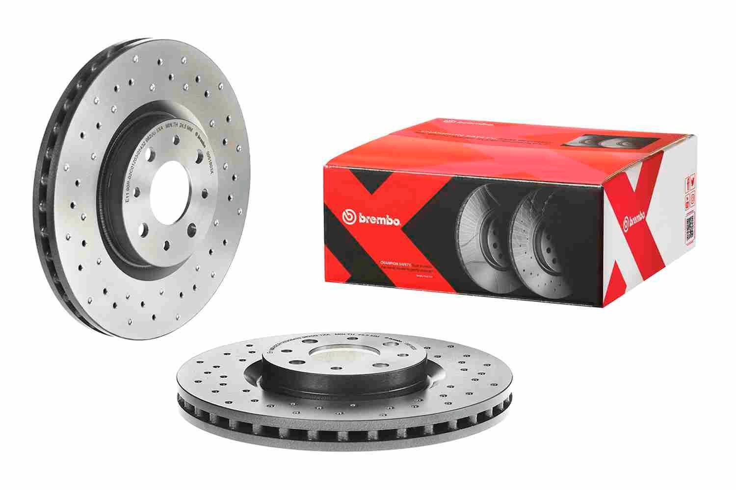 Do koszyka 0951803X Brembo Tarcza hamulcowa przednia
