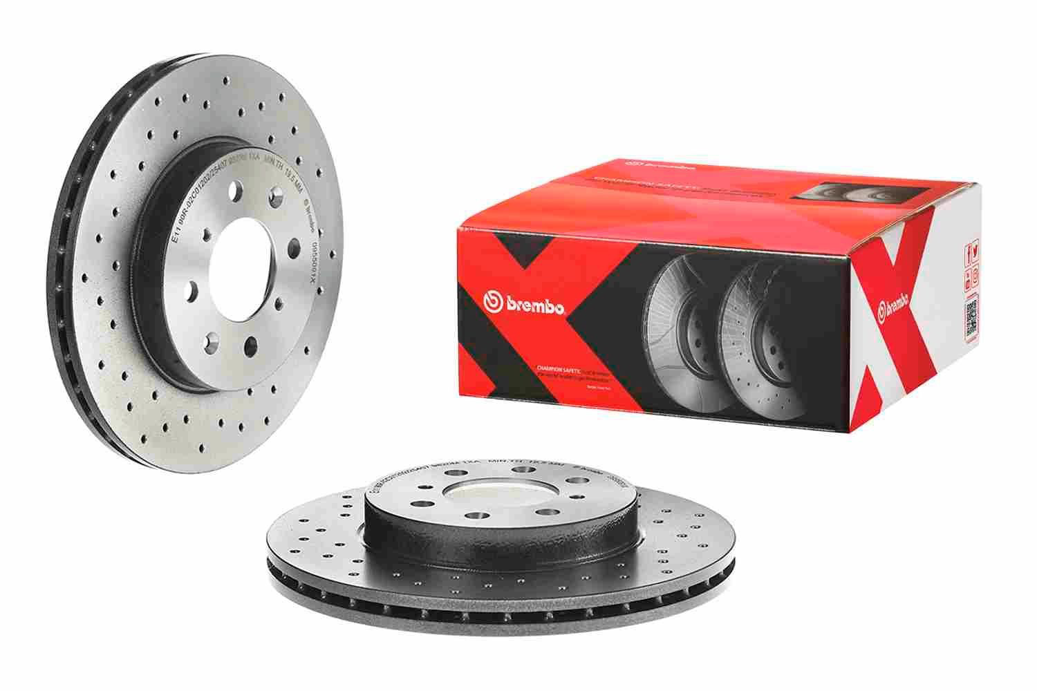 0955091X Brembo Tarcza hamulcowa przednia