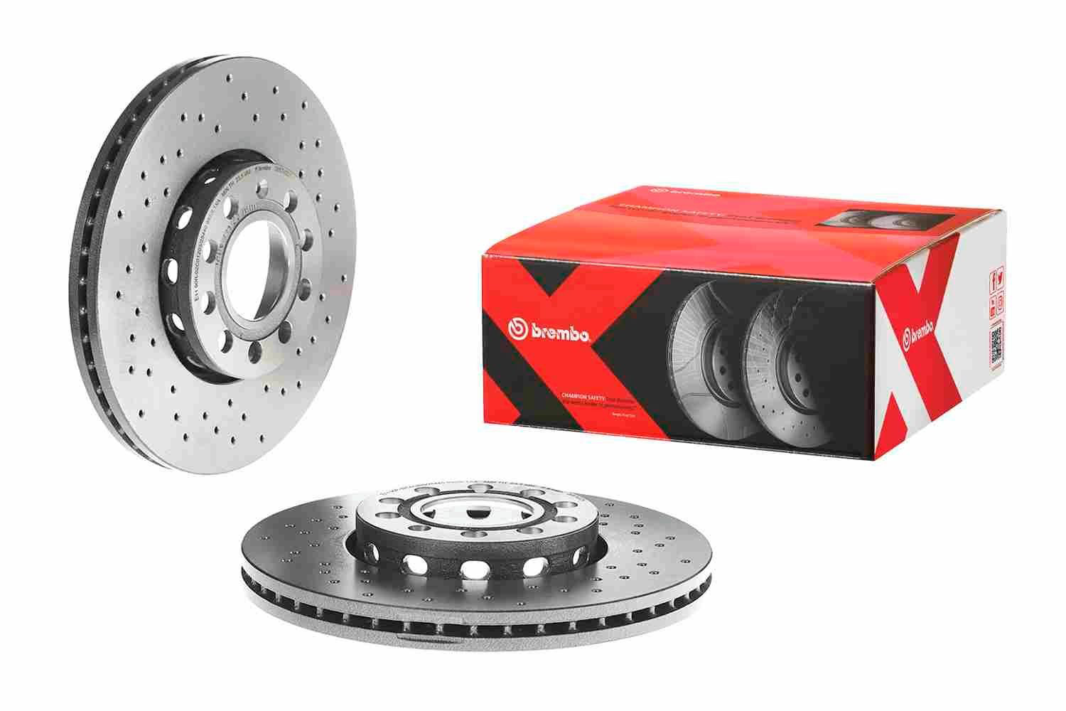 Do koszyka 0957452X Brembo Tarcza hamulcowa przednia