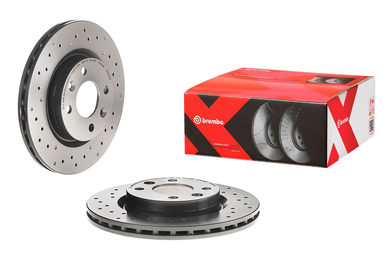 Do koszyka 0958022X Brembo Tarcza hamulcowa przednia