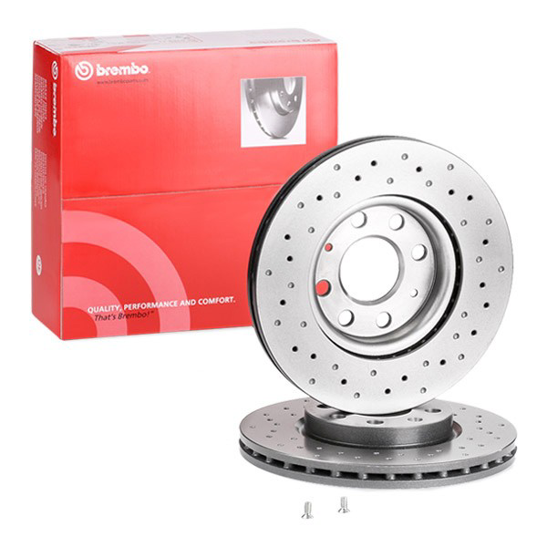 Tarcza hamulcowa przednia 0958433X Brembo