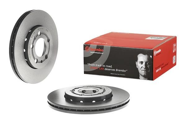 Tarcza hamulcowa przednia 09701111 Brembo