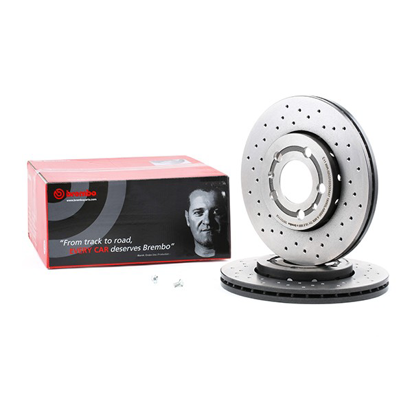 Tarcza hamulcowa przednia 0970111X Brembo