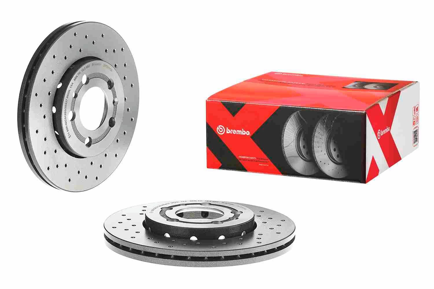 Tarcza hamulcowa przednia Brembo 0970111X cena, od 37,87 USD