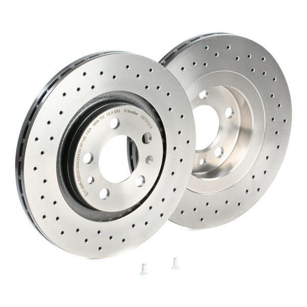 Tarcza hamulcowa przednia 0970121X Brembo