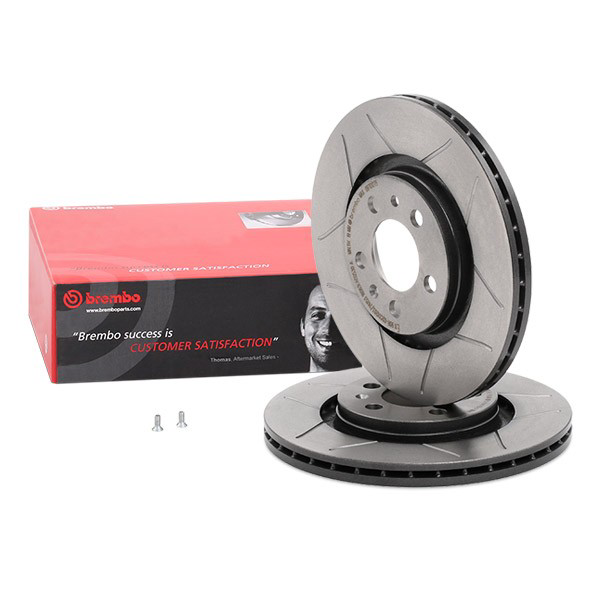 Tarcza hamulcowa przednia 09701275 Brembo
