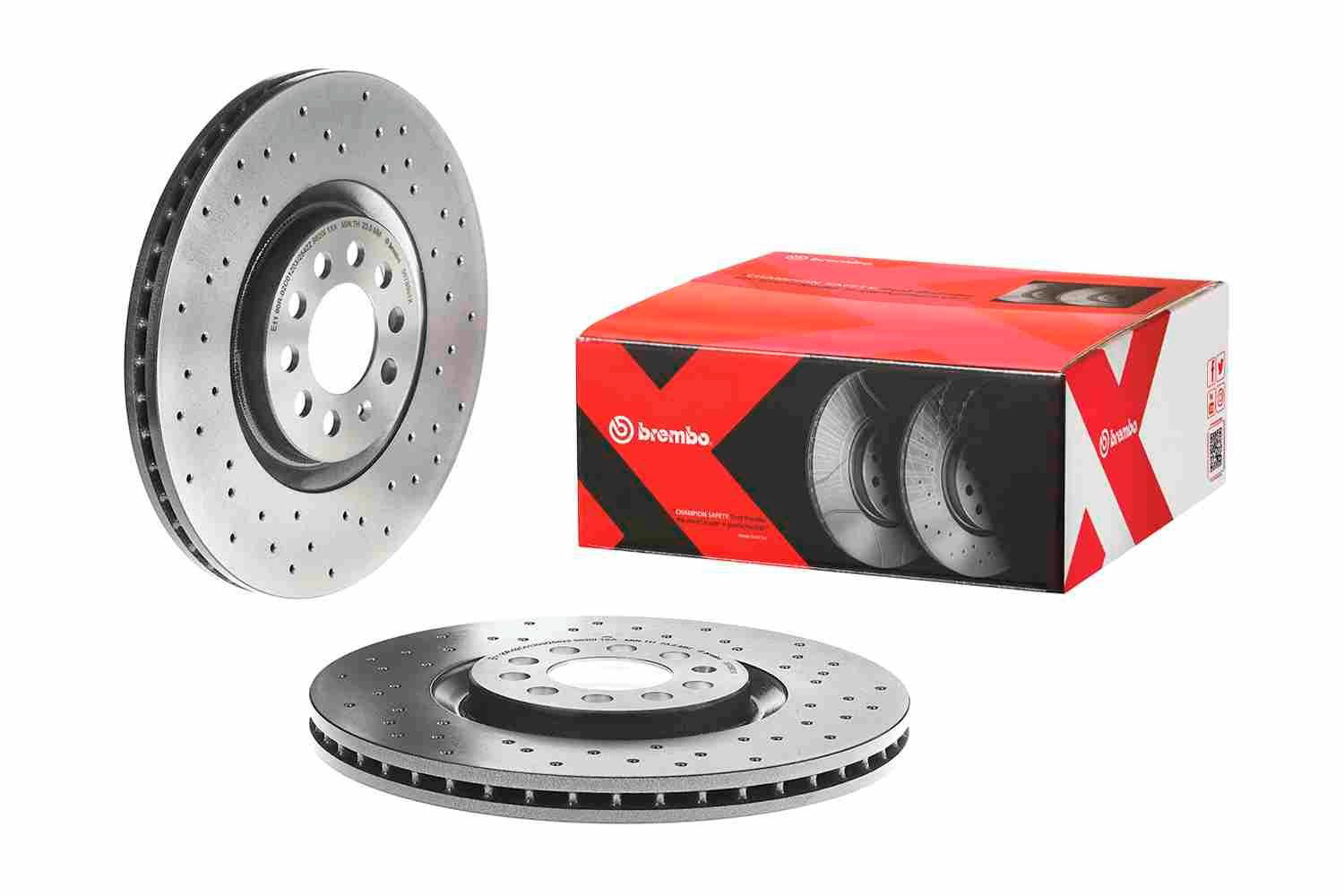 Do koszyka 0978801X Brembo Tarcza hamulcowa przednia