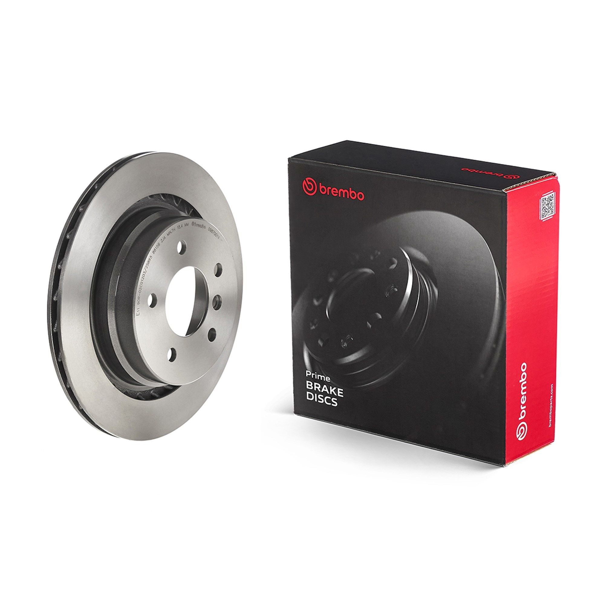Do koszyka 09870011 Brembo Tarcza hamulcowa tylna