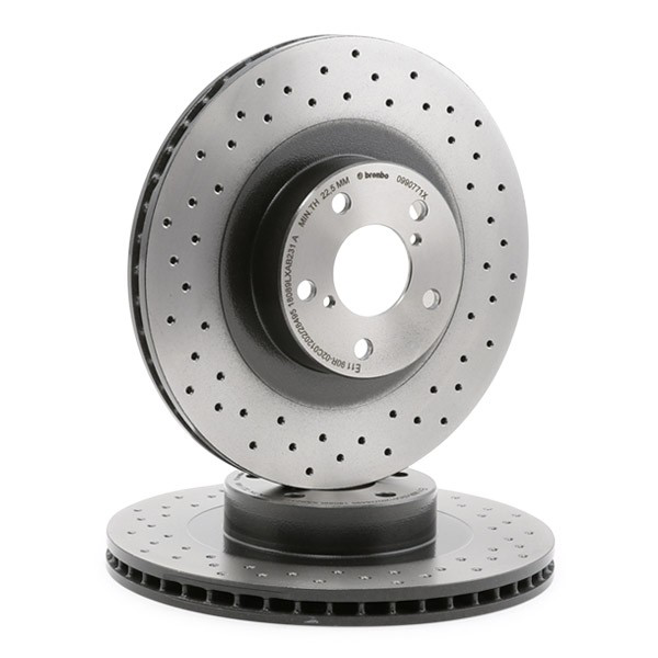 0990771X Brembo Tarcza hamulcowa przednia