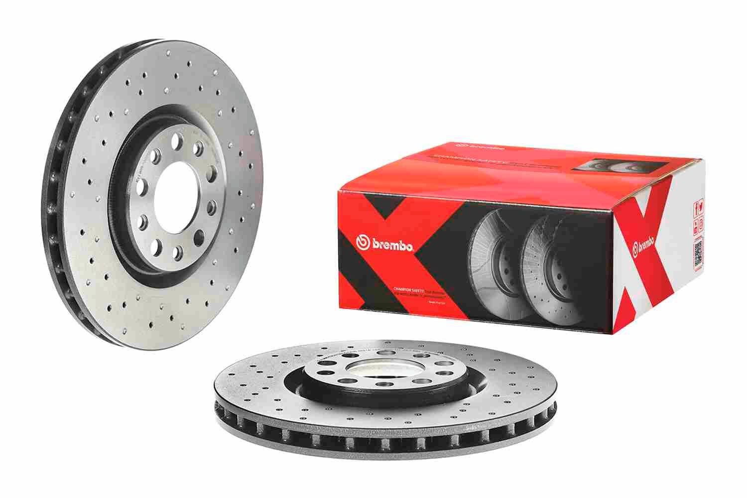 Tarcza hamulcowa przednia Brembo 0993632X cena, od 59,01 USD