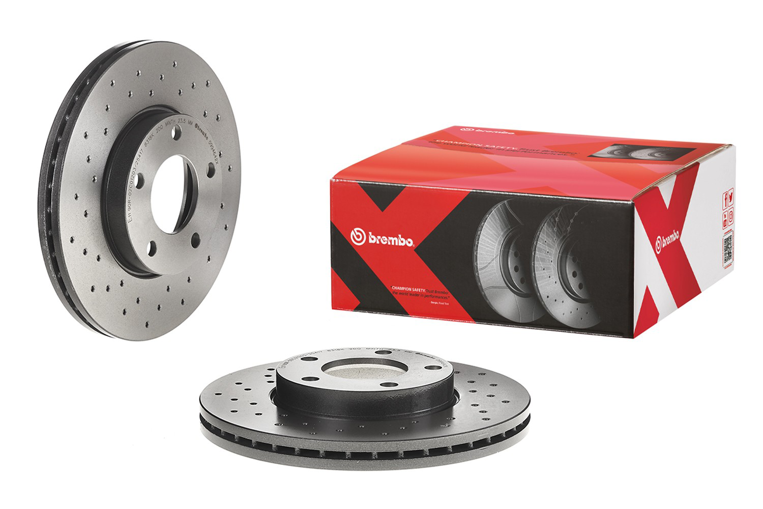 Do koszyka 0994642X Brembo Tarcza hamulcowa przednia