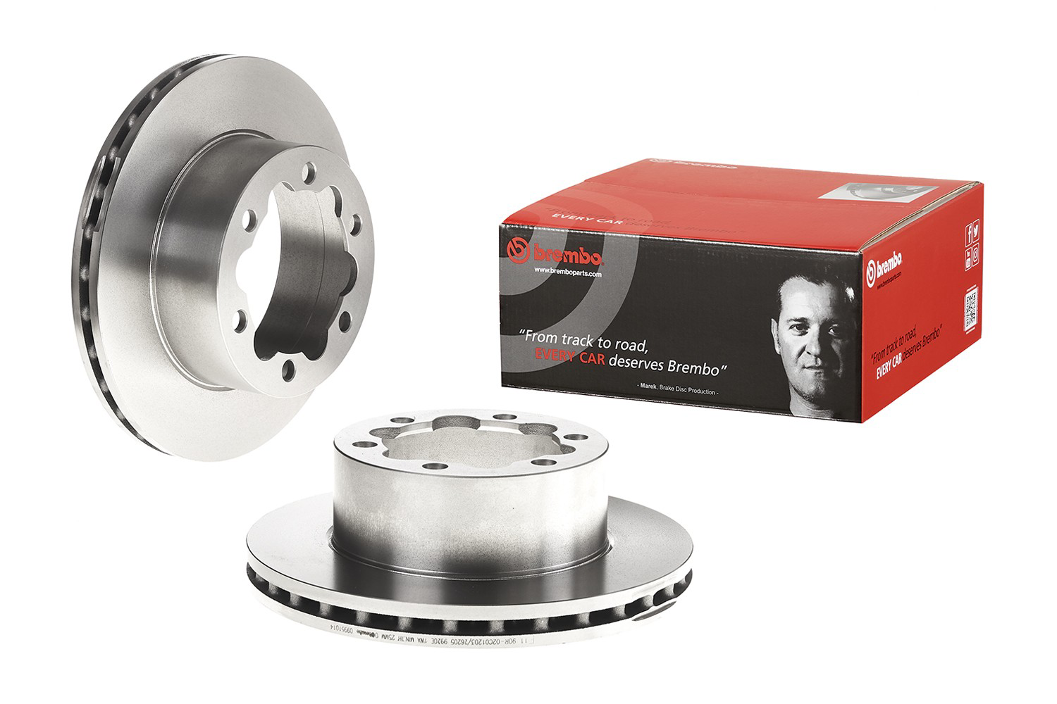 Do koszyka 09951014 Brembo Tarcza hamulcowa tylna