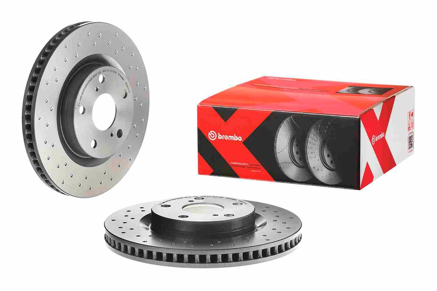 Do koszyka 09A4171X Brembo Tarcza hamulcowa przednia