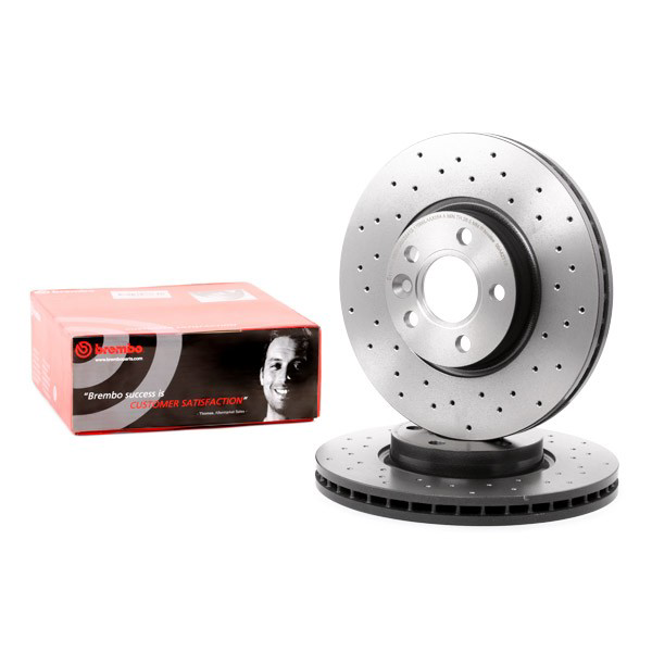 Tarcza hamulcowa przednia Brembo 09A4271X cena, od 65,26 USD