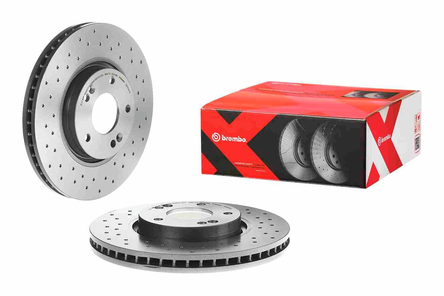 Tarcza hamulcowa przednia Brembo 09A5321X cena, od 54,97 USD