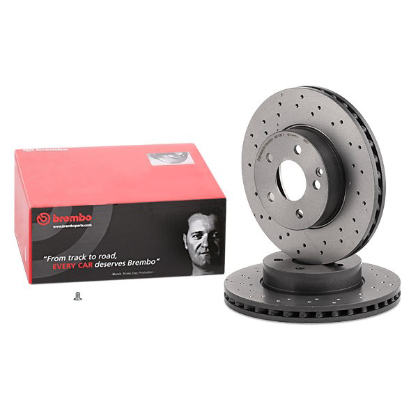 Tarcza hamulcowa przednia 09A61351 Brembo