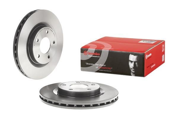 Tarcza hamulcowa przednia 09A63711 Brembo