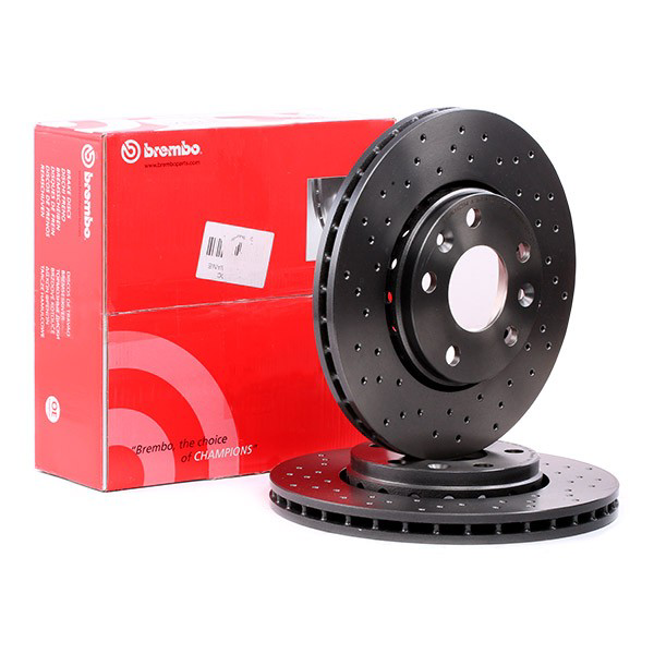 Tarcza hamulcowa przednia 09A7271X Brembo