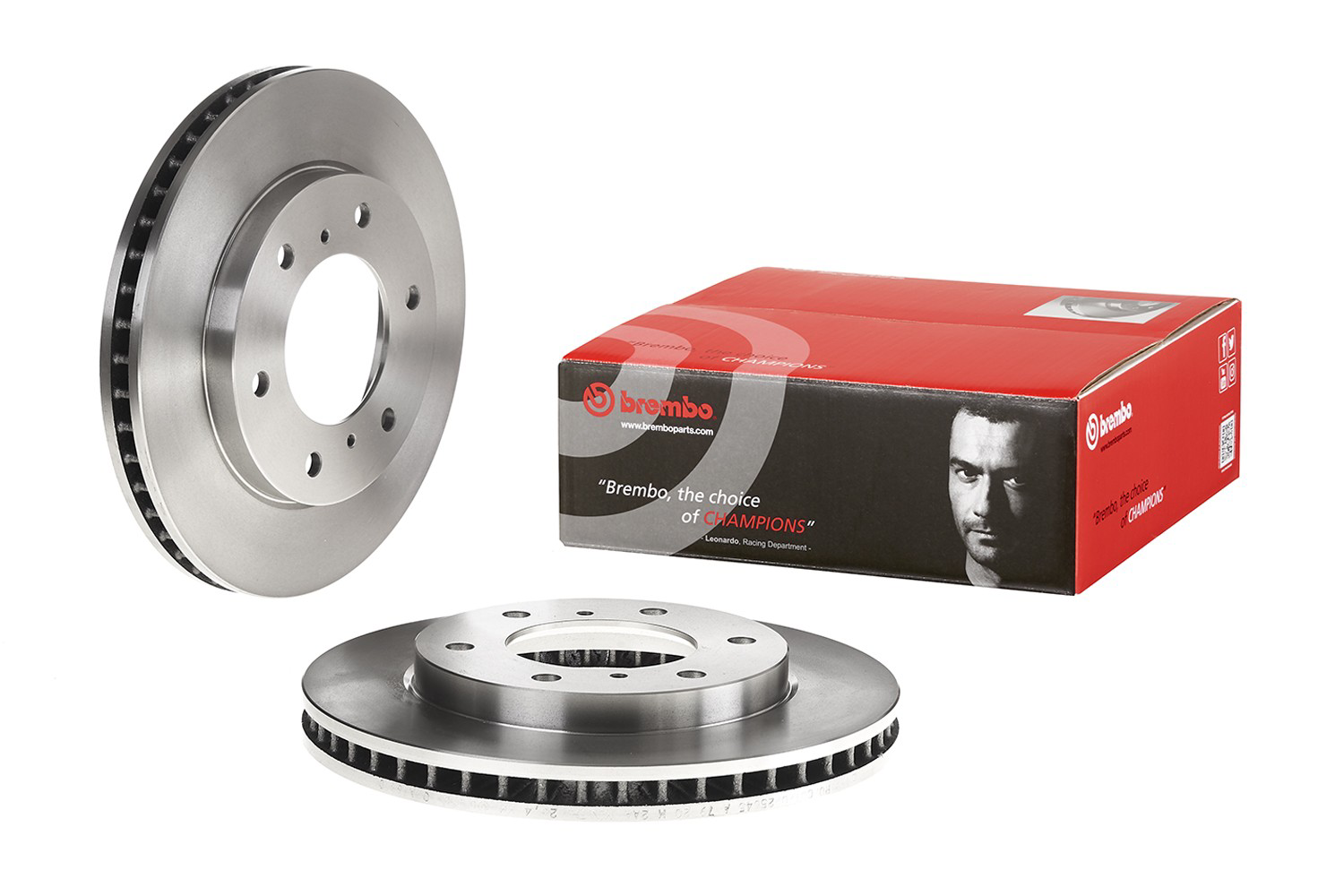 Do koszyka 09A86810 Brembo Tarcza hamulcowa przednia