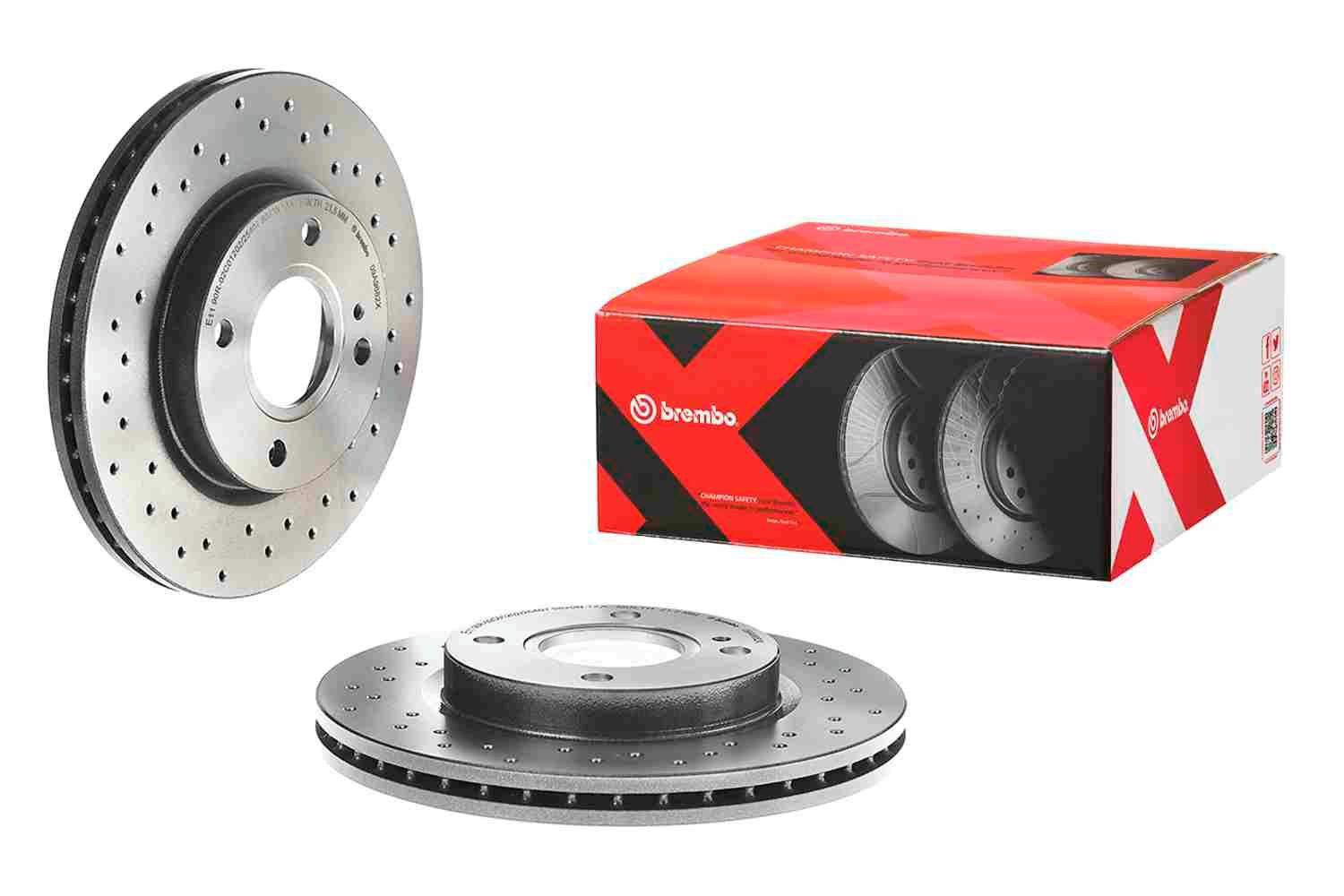 Do koszyka 09A9682X Brembo Tarcza hamulcowa przednia