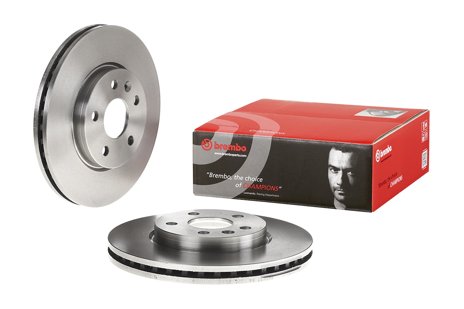 Tarcza hamulcowa przednia 09B35510 Brembo