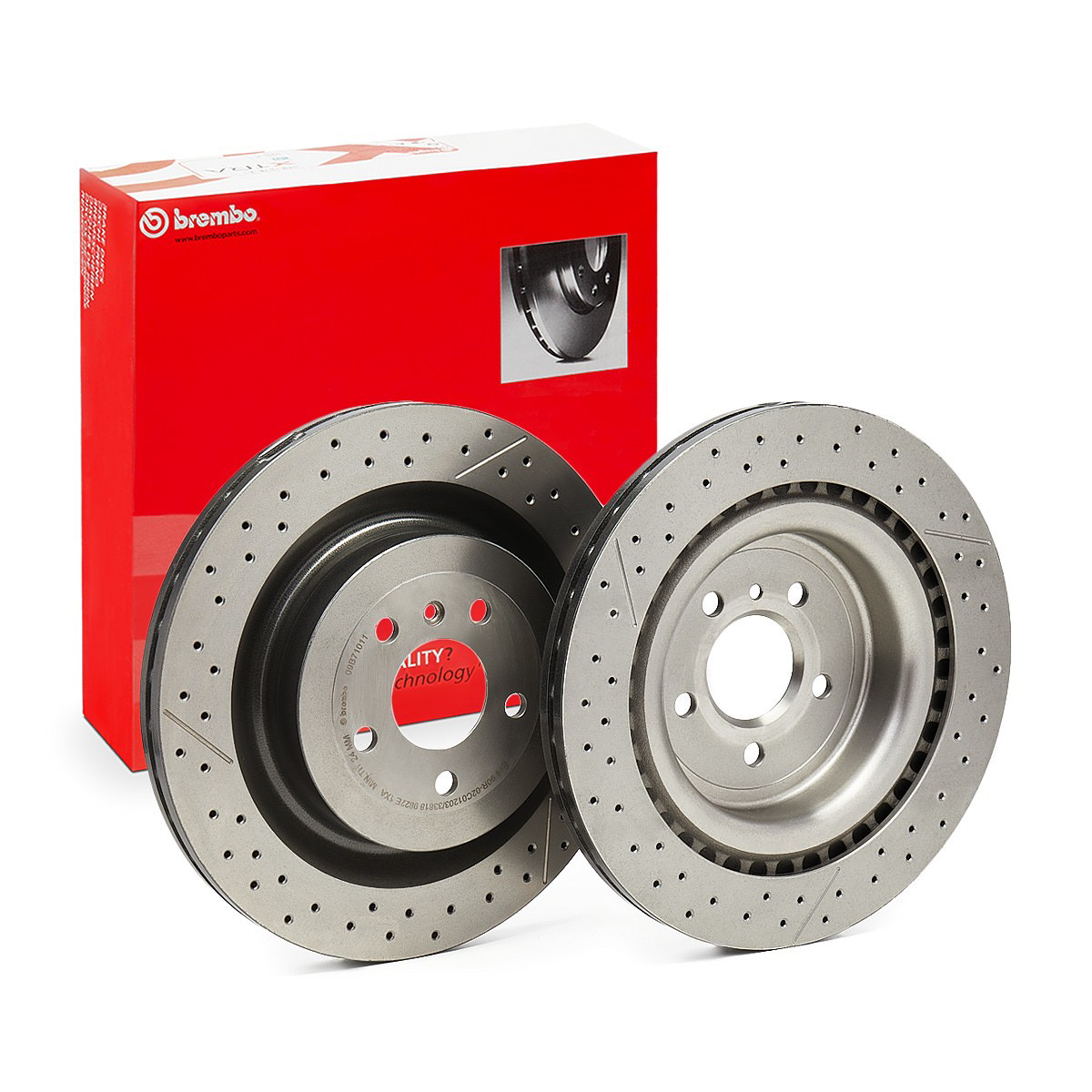Do koszyka 09B71011 Brembo Tarcza hamulcowa tylna
