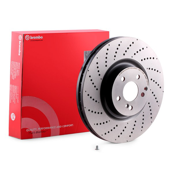 Tarcza hamulcowa przednia 09B76951 Brembo