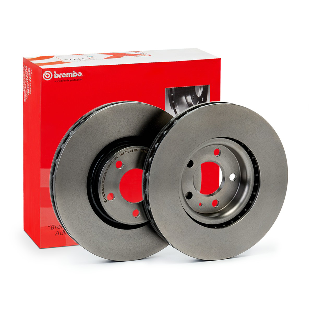 Tarcza hamulcowa przednia 09B82211 Brembo