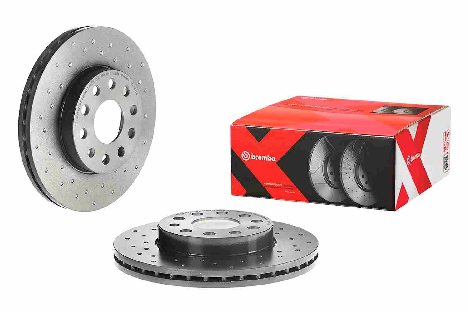 Tarcza hamulcowa przednia 09C5471X Brembo