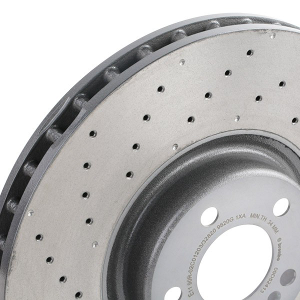 Do koszyka 09D52413 Brembo Tarcza hamulcowa przednia