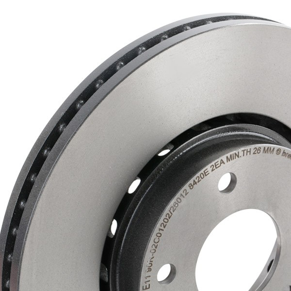 Do koszyka 09D62811 Brembo Tarcza hamulcowa przednia