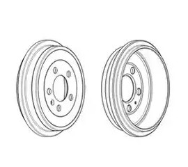 14938420 Brembo Bęben hamulcowy tylny