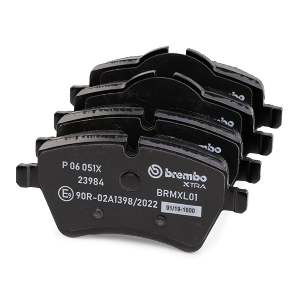 Do koszyka P06051X Brembo Klocki hamulcowe przednie tarczowe