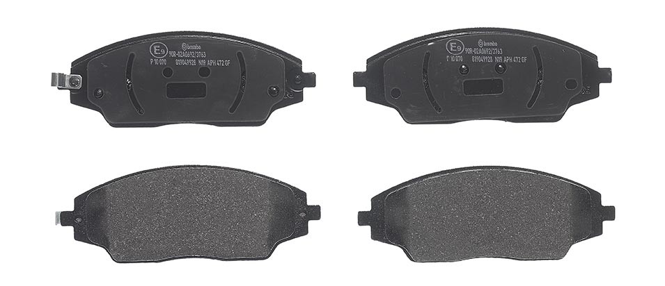 Do koszyka P10070 Brembo Klocki hamulcowe przednie tarczowe