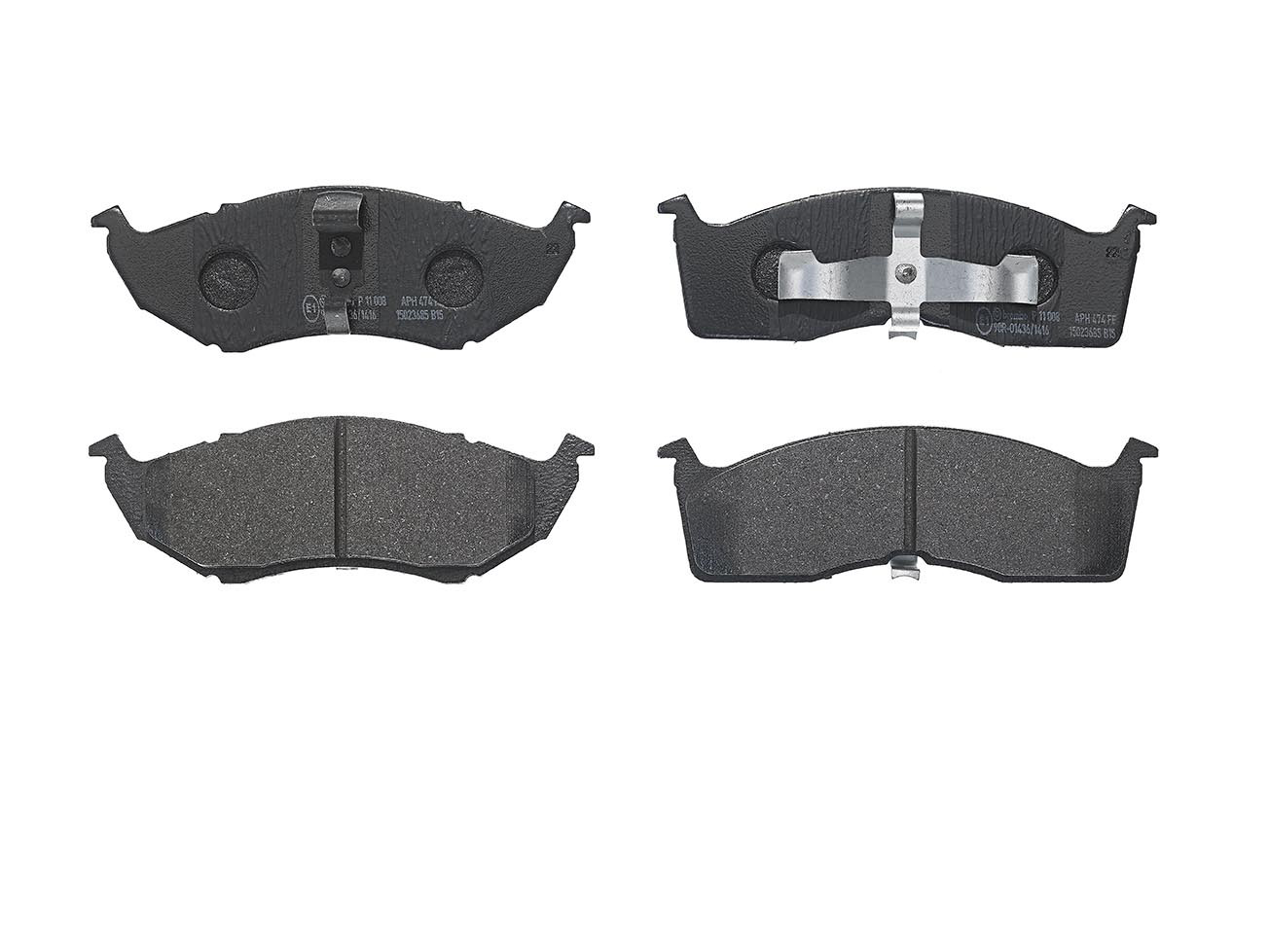 Klocki hamulcowe przednie tarczowe Brembo P11008 cena, od 22,31 USD
