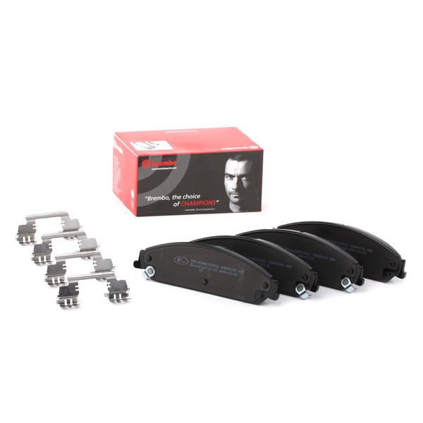 Klocki hamulcowe przednie tarczowe Brembo P23149 cena, od 58,26 USD