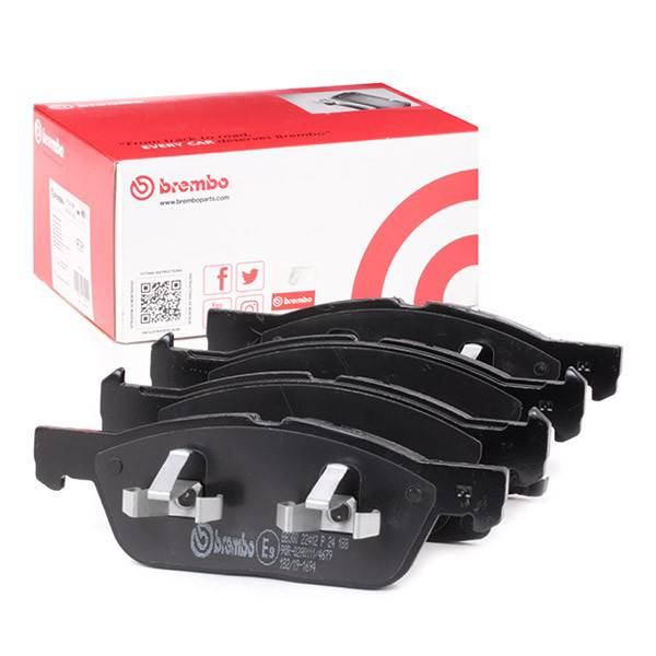 Klocki hamulcowe przednie tarczowe P24188 Brembo