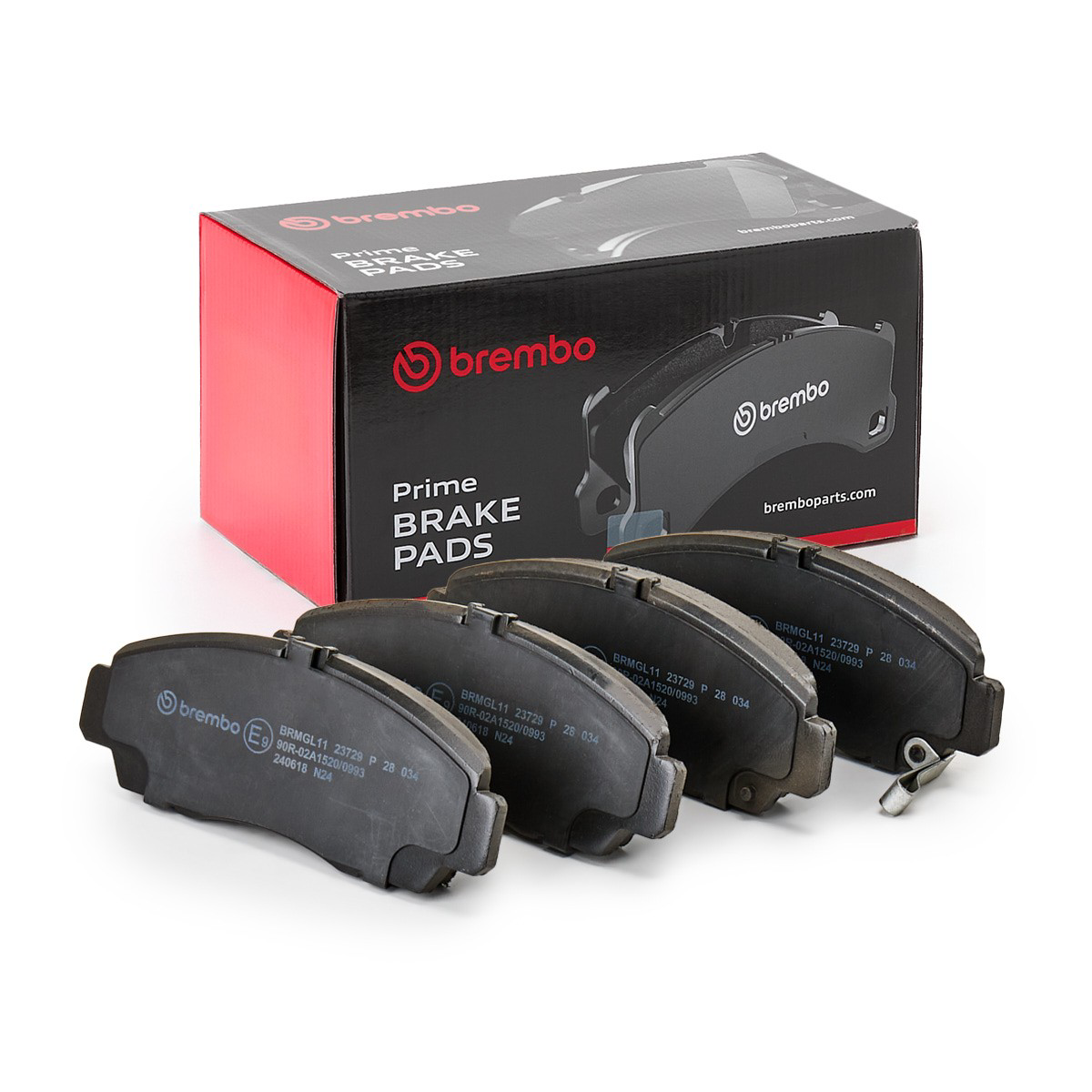Klocki hamulcowe przednie tarczowe Brembo P28034 cena, od 26,51 USD
