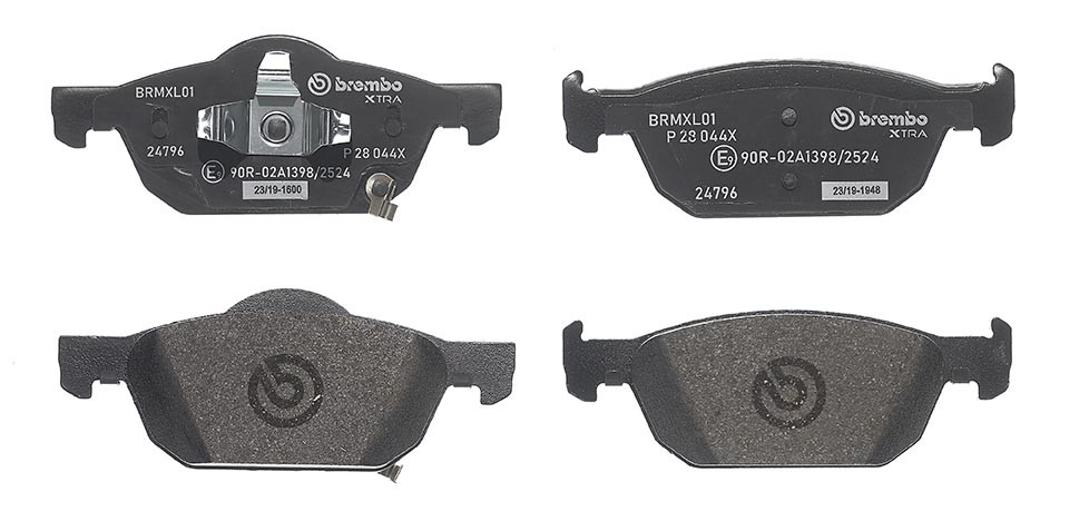 Klocki hamulcowe przednie tarczowe Brembo P28044X cena, od 26,72 USD